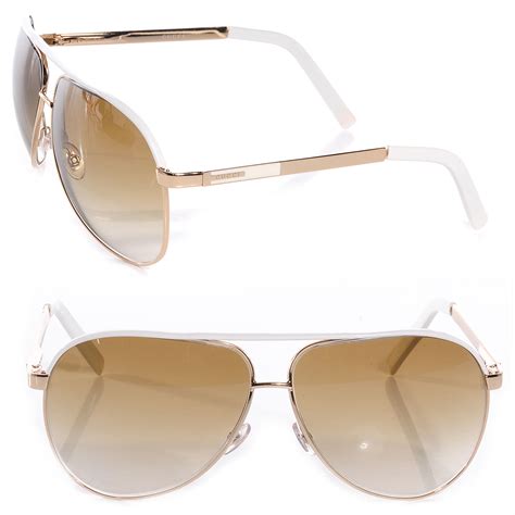 gucci 1827 s aviator sunglasses 1827 s gold white|GUCCI Aviator Sunglasses GG 1827/S White Gold.